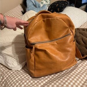 Able Alem leather Backpack